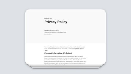 Page Privacy Policy