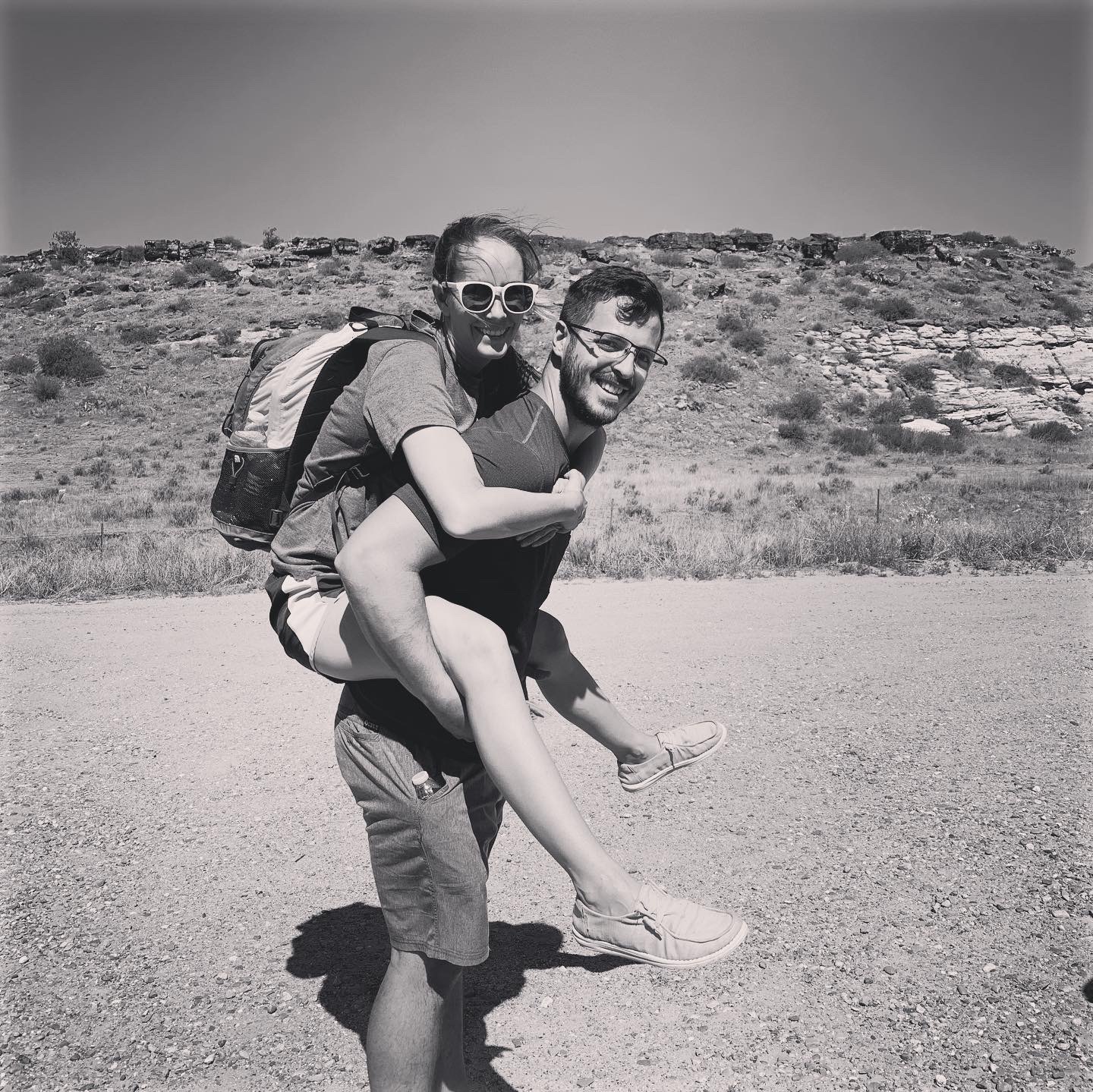 Owners of POFL posing before hiking