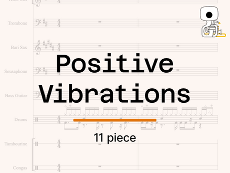 POSITIVE VIBRATIONS (11 piece) - Sheet Music