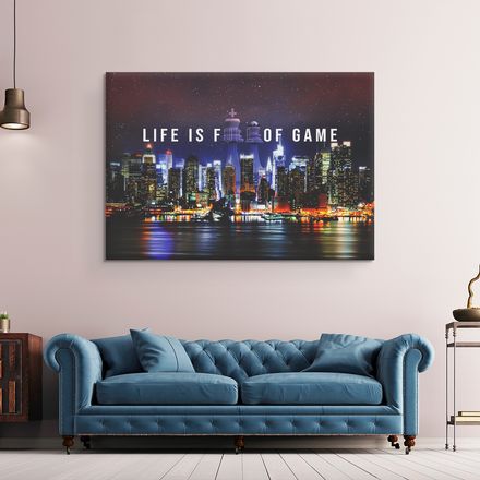 Life is Full of Game 16x20 Printable Wall Art