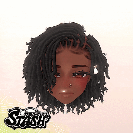 Short Side Part Locs | 3D Hair Asset