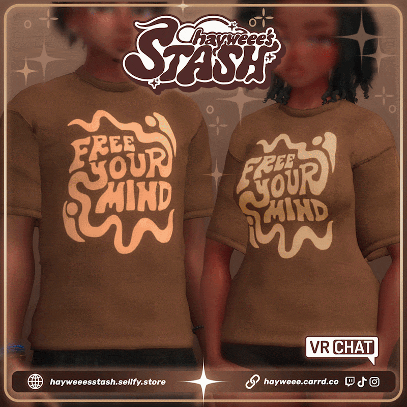 Calm T-Shirt • (Masculine & Feminine Versions) | 3D Asset by Hayweee's Stash