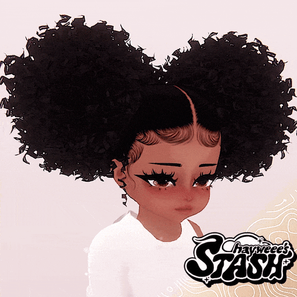 Double Afro Puffs | 3D Hair Asset