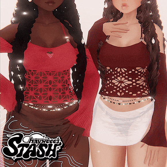 Flower Crochet Top | 3D Asset