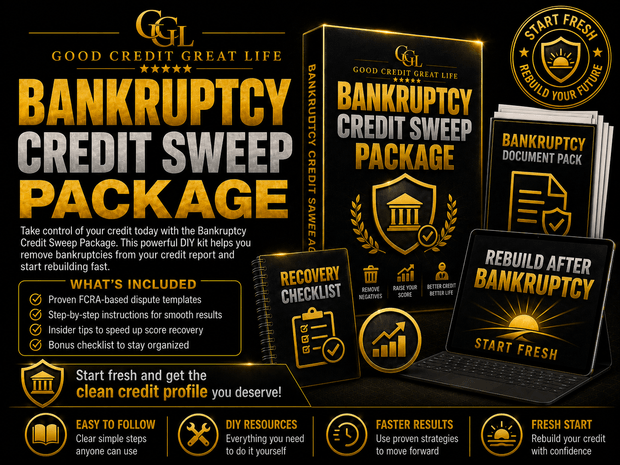 Bankruptcy Credit Sweep Package 