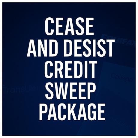 Cease &amp; Desist Letter Package 