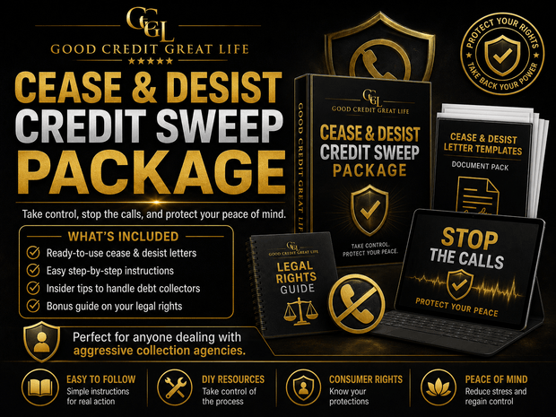 Cease &amp; Desist Letter Package 