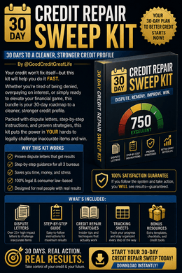30 Day Credit Sweep Kit