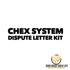 Chex System Dispute Kit 