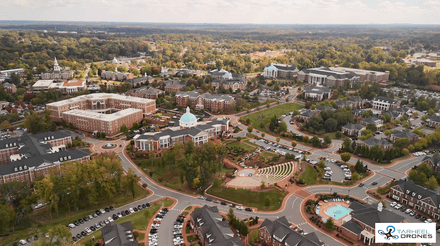 High Point NC - 4K Drone Video - High Point University Rotation