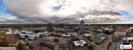 Greensboro NC - Hi Res Drone Photo - Oct 2023 City Center Panoramic