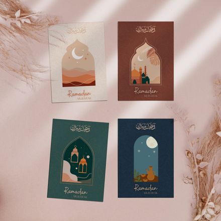 Ramadan Karten Set No. 1 I Grußkarte I Postkarte I Arabische Kalligraphie