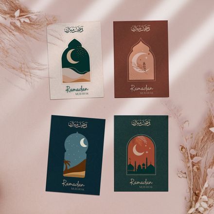 Ramadan Karten Set No.2 I Grußkarte I Postkarte I Arabische Kalligraphie
