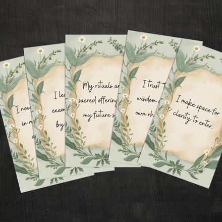 Virgo Season Affirmation Deck
