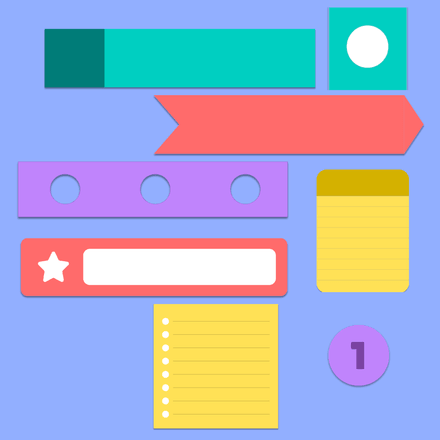 The Bright Planner Kit – Vibrant Digital Stickers