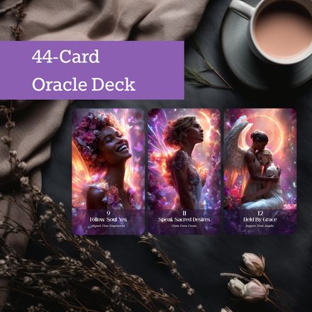 Sacred Wings of the Divine Feminine Oracle Printable PDF