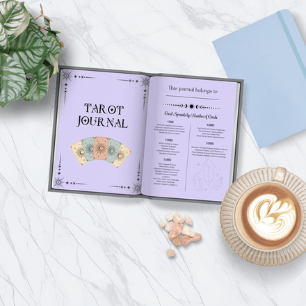 Lavender Tarot Journal Printable PDF
