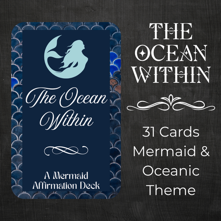 Mermaid Affirmation Cards Printable – Whispers of the Tides