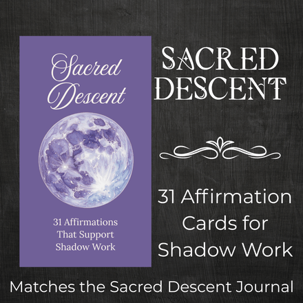 Shadow Work Affirmation Cards – Sacred Descent