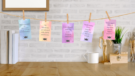 Affirmations for the Awakened Heart – 30 Printable Cards, Self-Love PDF