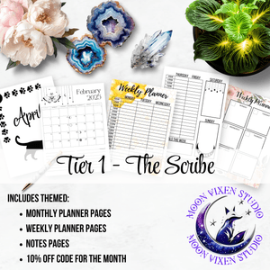 Tier 1 Membership - The Scribe
