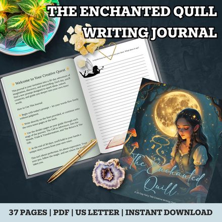 30 Day Creative Writing Challenge Journal PDF