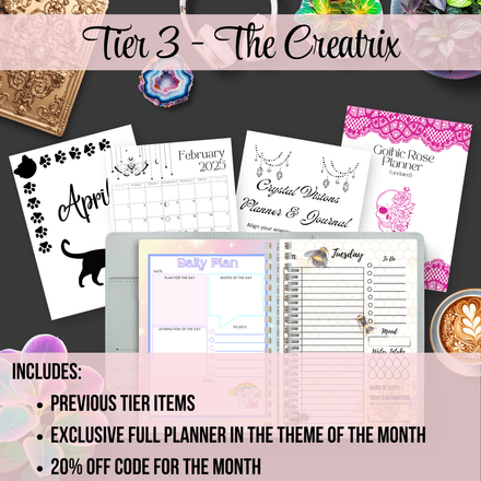 Tier 3 Membership - The Creatrix
