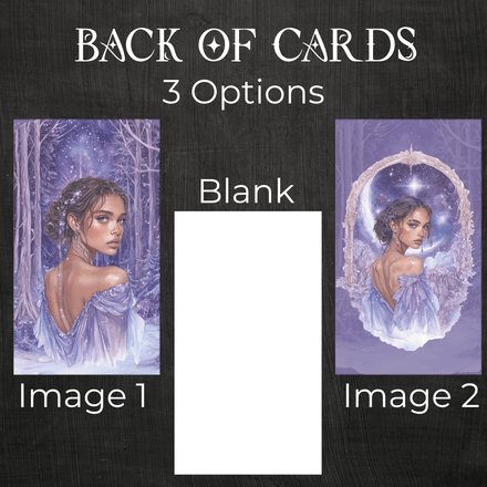 Sacred Descent – Shadow Work Affirmation Deck - 3 Back Options