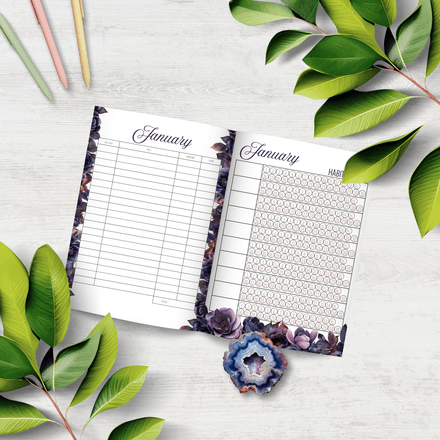 Gothic Floral Digital Planner – Dark Roses Printable