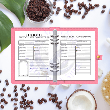 Witchy Houseplant Tracker | Mystic Plant Log PDF