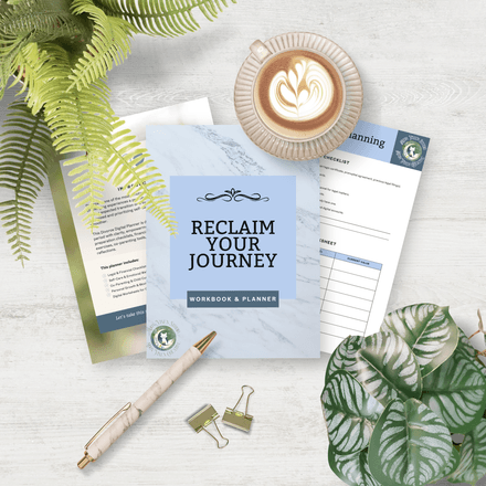 Reclaim Your Journey Workbook &amp; Planner | Divorce Planner 