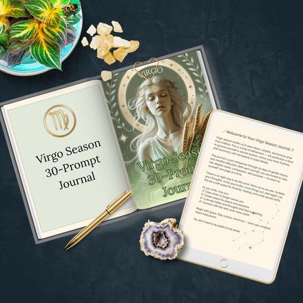 Virgo Season Journal — Printable with 2 Covers