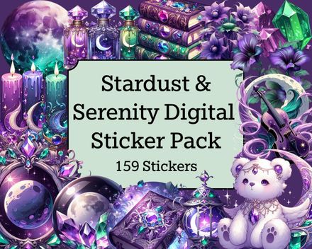 Stardust &amp; Serenity Digital Sticker Pack