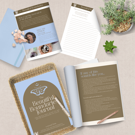 Beautiful Boundaries Journal | 19-Page Self-Reflection Workbook for Women