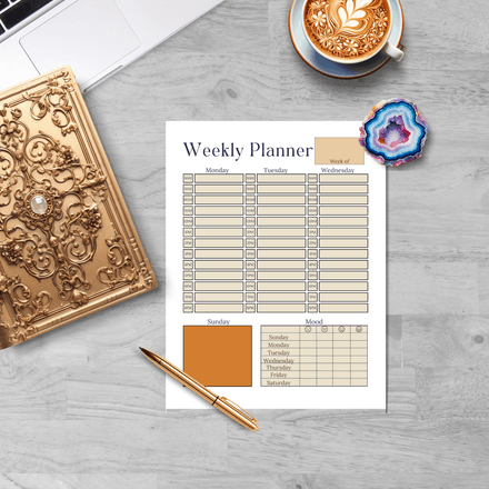 The Veil Between October Planner