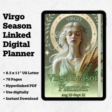 Virgo Season Digital Planner 