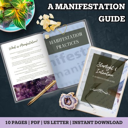 Starlight &amp; Intention: Printable Manifestation Guide