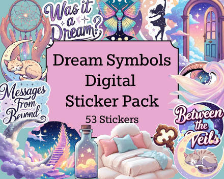 Dream Aesthetic Digital Stickers