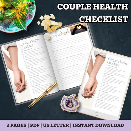Couple Health Checklist Printable