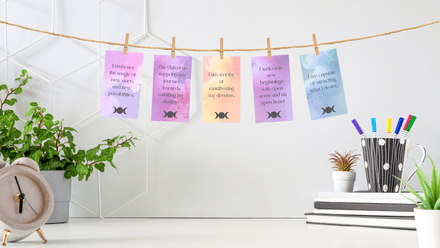 Printed Affirmations for the Awakened Heart – 30 Card Deck