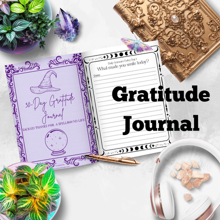 30-Day Witchy Gratitude Journal – Printable PDF