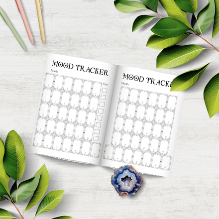 Tarot Mood Tracker Printable | 2 Versions: With or Without Key