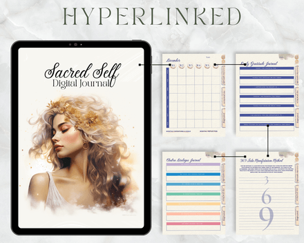 Sacred Self Digital Journal – Spiritual PDF Planner