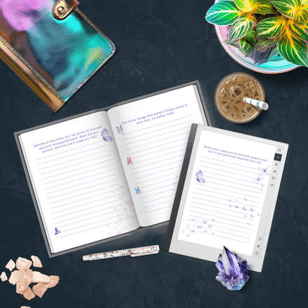 The Butterfly Within Printable Journal – 23-Page Self-Discovery PDF