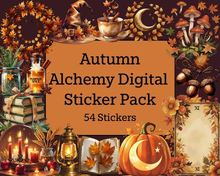 Autumn Alchemy Digital Stickers
