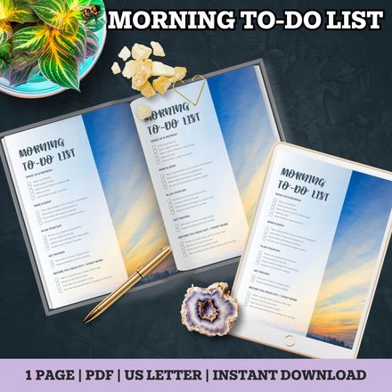 Morning To-Do List Printable