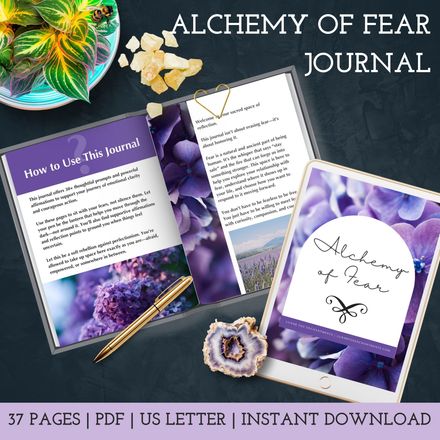 Alchemy of Fear Journal - 28-Day Shadow Work Printable 