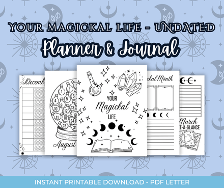 Your Magickal Life Planner – Undated Version