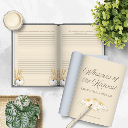 Whispers of the Harvest September Journal – Fall Prompts PDF (30 Prompts) LFE925