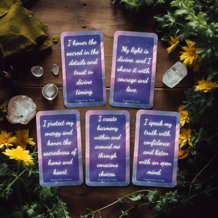 The Cosmic Voice Within – Printable Astrology Deck